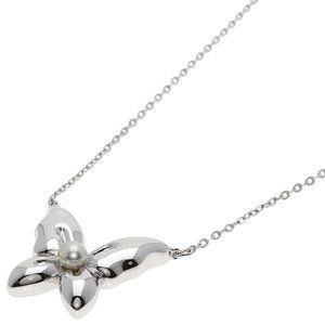MIKIMOTO BUTTERFLY & PEARL SILVER 925 NECKLACE
